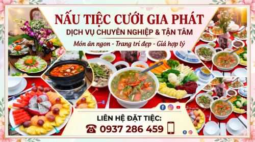 nấu tiệc cưới tại nhà củ chi