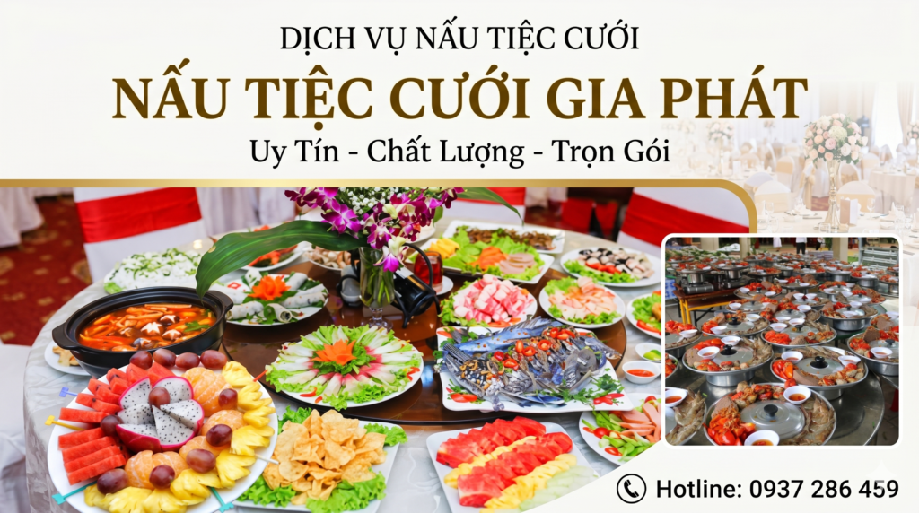 đặt tiệc tại nhà củ chi